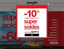 Tablet Screenshot of jennyfer.com